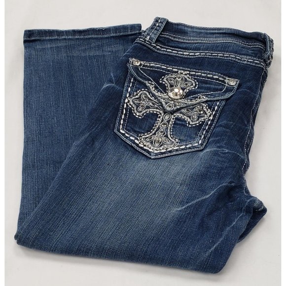 Grace In LA Jeans ~ Capri Sz 9M - Picture 10 of 15